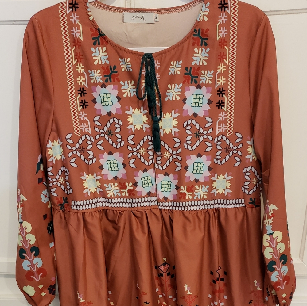 Young 17 long dress
